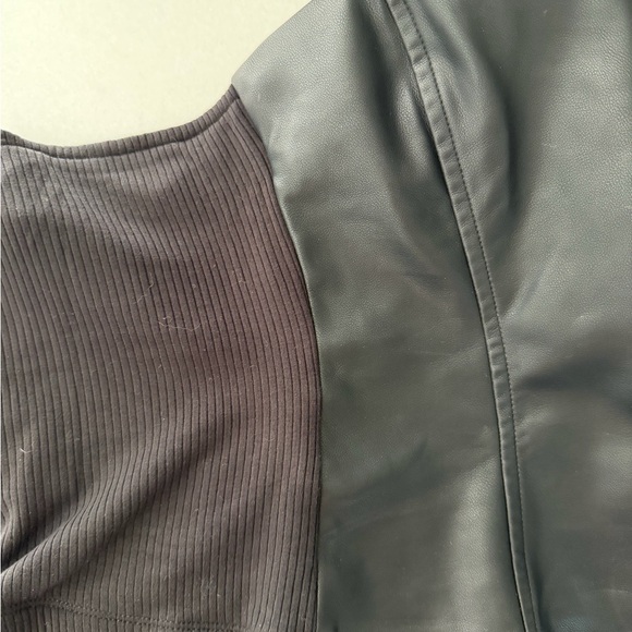 Heartloom Black Faux Leather Camisole - Picture 6 of 7